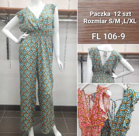 Kombinezon damskie FL106-9 Mix kolor S/M-L/XL
