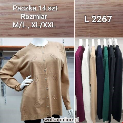 Sweter damskie L2267 Mix kolor M-2XL