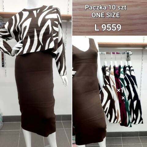 Komplet damskie L9559 Mix kolor Standard 1