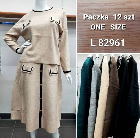 Komplet damskie L82961 Mix kolor Standard