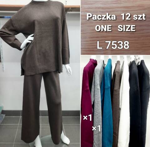 Komplet damskie L7538 Mix kolor Standard