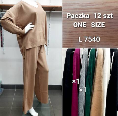 Komplet damskie L7540 Mix kolor Standard