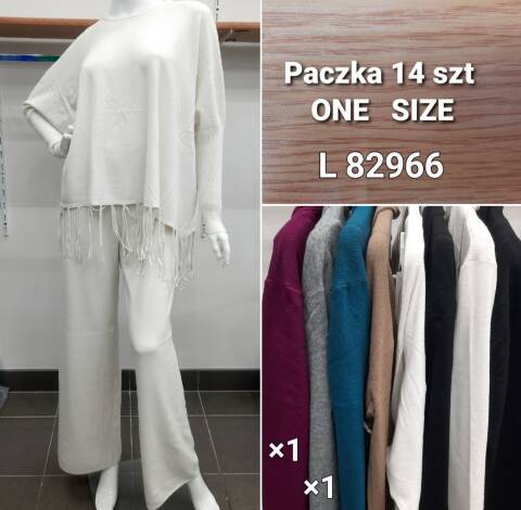 Komplet damskie L82966 Mix kolor Standard