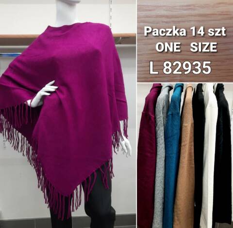 Ponczo damskie L82935 Mix kolor Standard