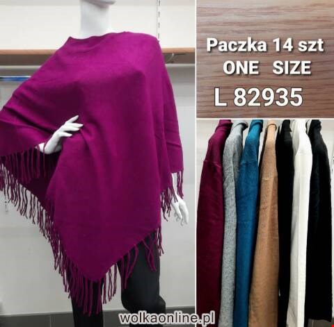 Ponczo damskie L82935 Mix kolor Standard