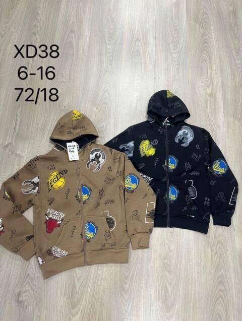 Bluza chłopięca XD38 Mix kolor 6-16 1