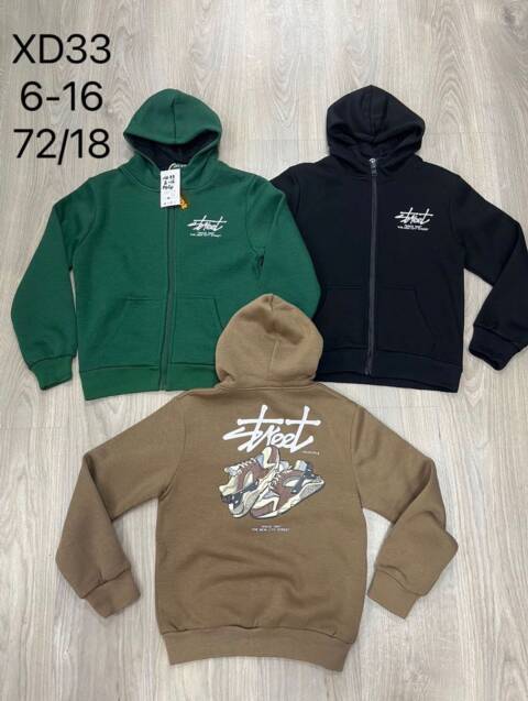 Bluza chłopięca XD33 Mix kolor 6-16