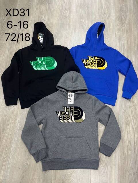 Bluza chłopięca XD31 Mix kolor 6-16 1