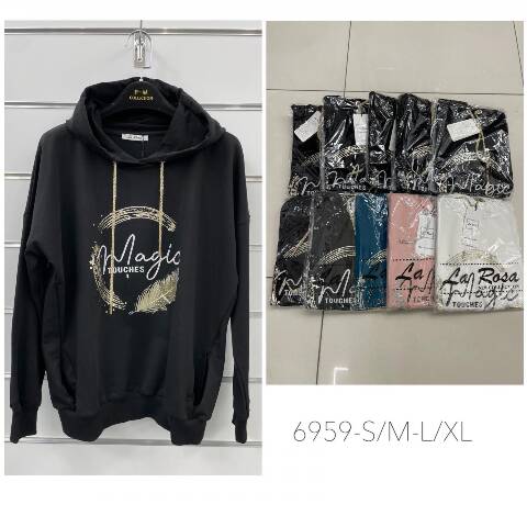 Bluza damskie 6959 Mix kolor S/M-L/XL 1