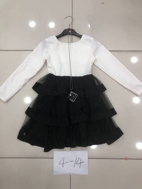 Sukienka dziewczęca 8374 1 kolor 4-14