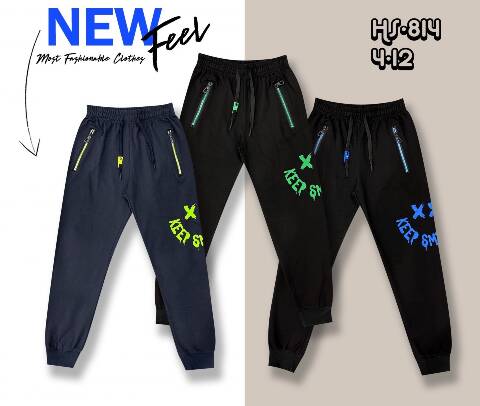 Spodnie dresowe chłopięce HS-814 Mix kolor 4-12 1