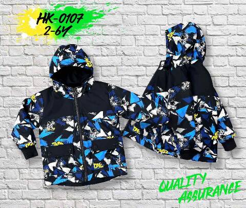 Kurtka cienka  chłopięce HK-0107 Mix kolor 2-6 1