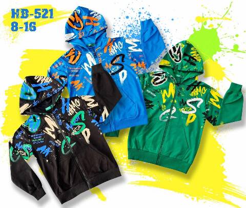 Bluza chłopięca HB-521 Mix kolor 8-16 1