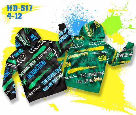Bluza chłopięca HB-517 Mix kolor 4-12