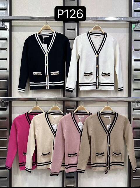 Sweterek dziewczęcy P126 Mix kolor 6-16