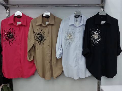 Koszula damskie 8330 1 kolor S-2XL (Towar Tureckie) 1