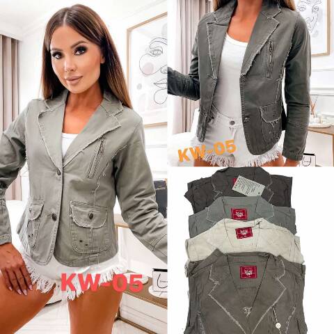 Żakiet Damskie KW05 Mix kolor M-2XL 1