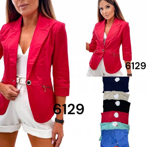 Żakiet Damskie 6129 1 kolor 36-44