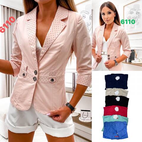 Żakiet Damskie 6110 1 kolor 36-44