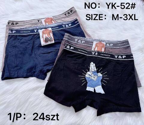 Bokserki męskie YK-52 Mix kolor M-3XL