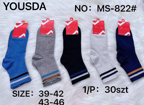 Skarpety męskie MS-822 Mix kolor 39-46 1