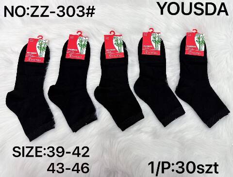 Skarpety męskie ZZ-303 1 kolor 39-46 1