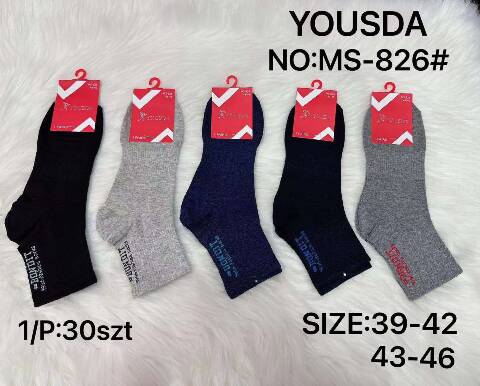 Skarpety męskie MS-826 Mix kolor 39-46 1