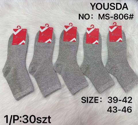 Skarpety męskie MS-806 1 kolor 39-46 1