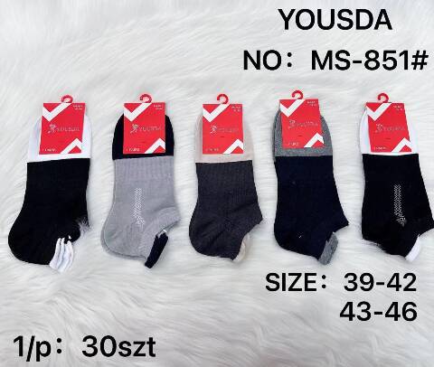 Stopki męskie MS-851 Mix kolor 39-46 1