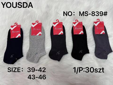 Stopki męskie MS-839 Mix kolor 39-46