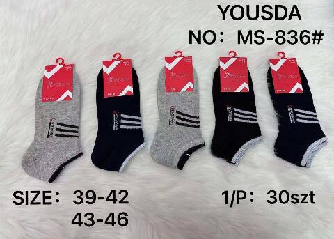 Stopki męskie MS-836 Mix kolor 39-46