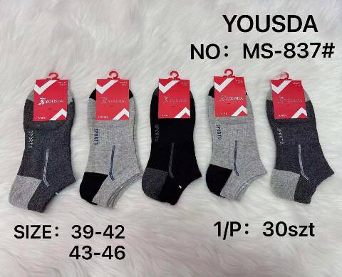 Stopki męskie MS-837 Mix kolor 39-46 1