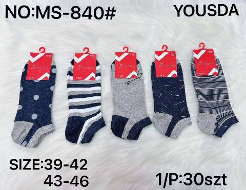 Stopki męskie MS-840 Mix kolor 39-46 1