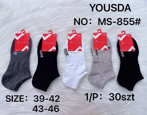 Stopki męskie MS-855 Mix kolor 39-46 1