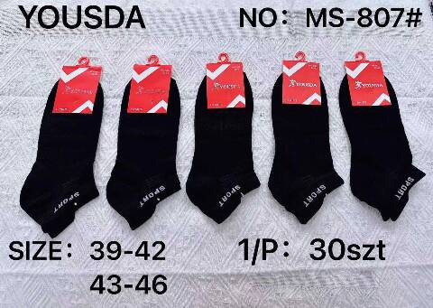 Stopki męskie MS-807 1 kolor 39-46 1