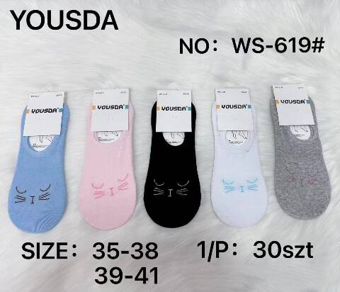 Stopki Damskie WS-619 Mix kolor 35-41