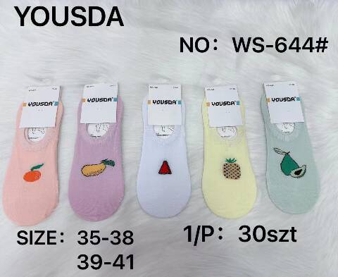 Stopki Damskie WS-644 Mix kolor 35-41 1