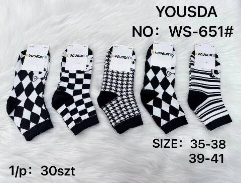 Skarpety Damskie WS-651 Mix kolor 35-42 1