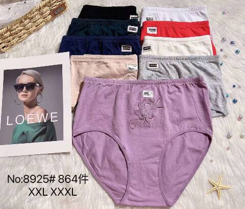 Majtki damskie 8925 Mix kolor 2XL-3XL 1