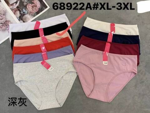 Majtki damskie 68922A Mix kolor XL-3XL 1