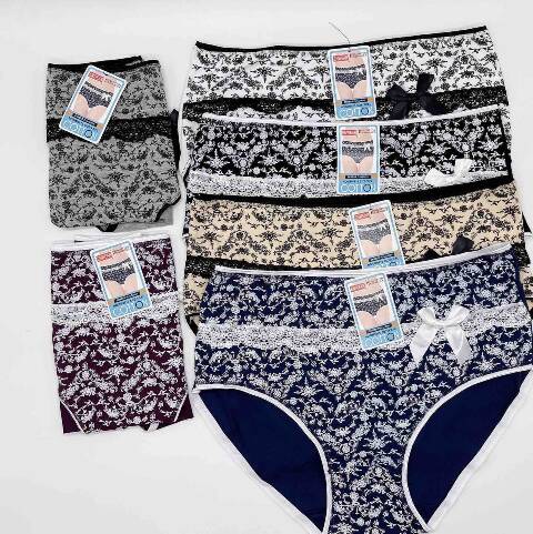 Majtki damskie 8666 Mix kolor 2XL-5XL 1