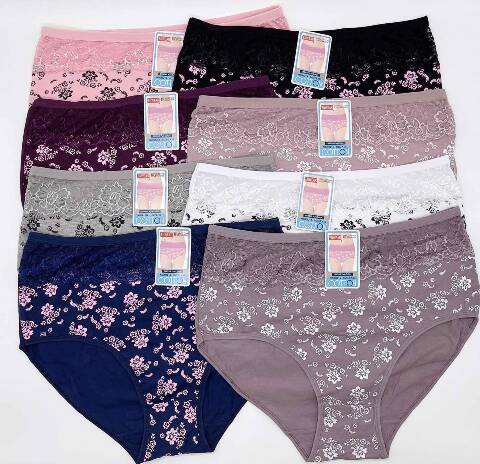 Majtki damskie 8667 Mix kolor 2XL-5XL 1