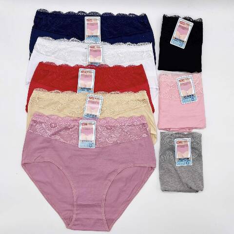 Majtki damskie 8668 Mix kolor 2XL-5XL 1