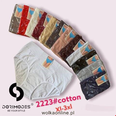 Majtki damskie 2223 Mix kolor XL-3XL