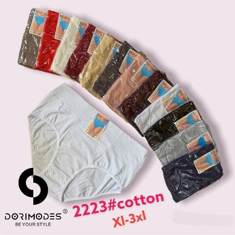 Majtki damskie 2223 Mix kolor XL-3XL 1