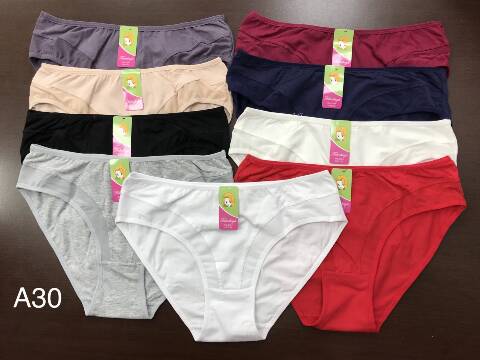 Majtki damskie A30 Mix kolor XL-3XL 1