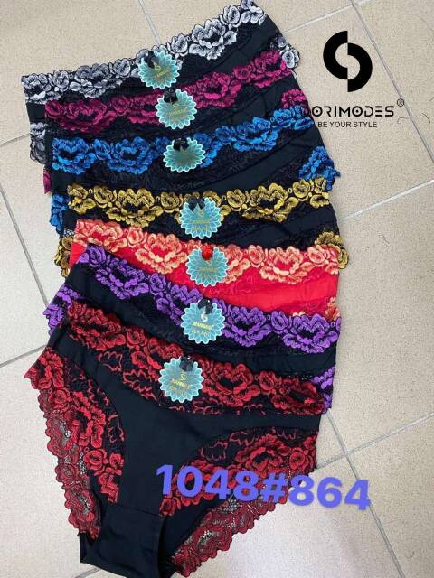 Majtki damskie 1048 Mix kolor 2XL-4XL 1