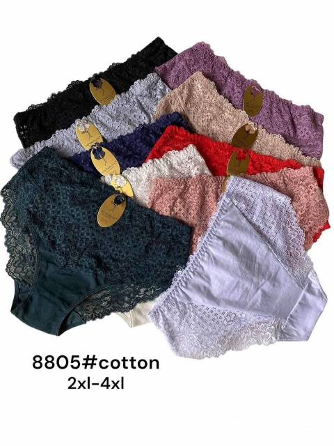 Majtki damskie 8805 Mix kolor 2XL-4XL 1