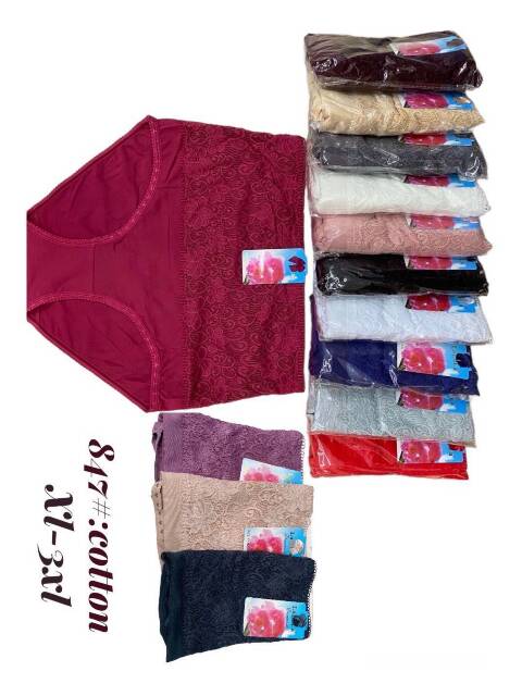 Majtki damskie 847 Mix kolor XL-3XL 1
