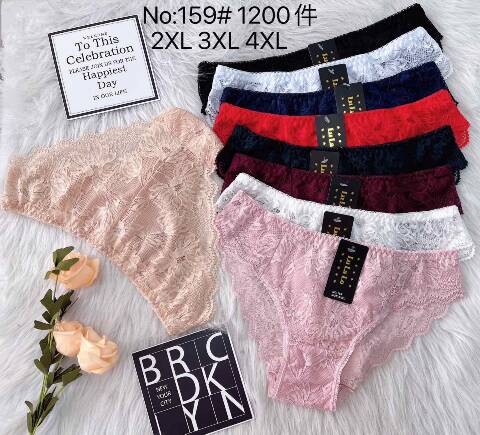 Majtki damskie 159 Mix kolor 2XL-4XL 1